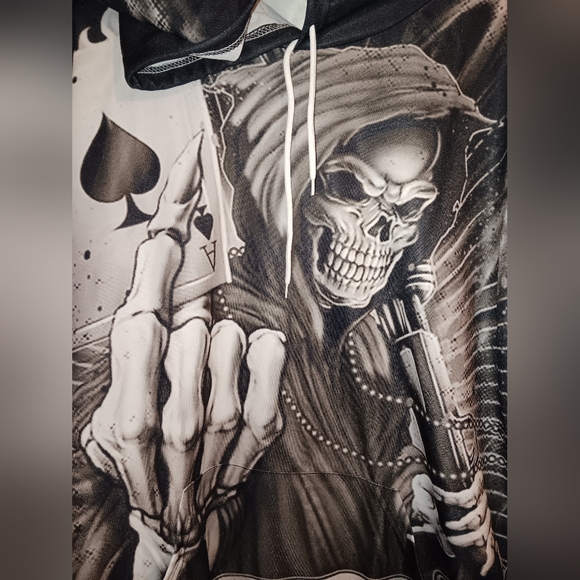 Skull poker hoody - Picture 5 of 12